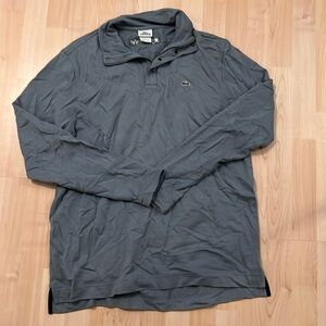 Lacoste Gray Long Sleeve polo, 5
